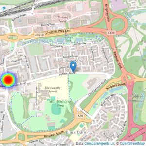 Churchill Retirement Living listings heatmap