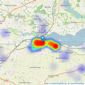 Churchwood Stanley - Manningtree listings heatmap