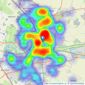 City & County (UK) Ltd - Peterborough listings heatmap