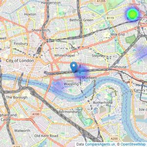 CITY REALTOR LIMITED - London listings heatmap