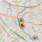 Cityrez - London listings heatmap