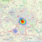 CityRise - Leeds listings heatmap