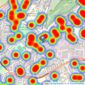 CJ Hole - Bishopsworth listings heatmap