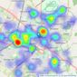 CJ Hole - Cheltenham listings heatmap