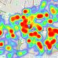 CJ Hole - Kingswood listings heatmap