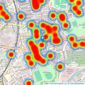 CJ Hole - Redfield listings heatmap