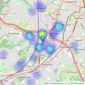 Clarke & Co - Chadderton listings heatmap