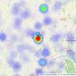 Clarke and Simpson - Framlingham listings heatmap