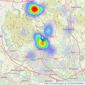 Claves - Bolton listings heatmap