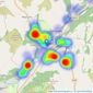 Clee Tompkinson & Francis - Pontardawe listings heatmap