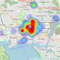 Clever - Plymouth listings heatmap