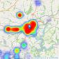 Clive Pearce Property - Truro listings heatmap