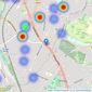 Clive Tanner Wyatts - Hall Green listings heatmap