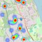 Clive Watkin - Bromborough listings heatmap