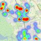 Clive Watkin - Neston listings heatmap