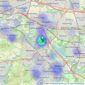 Clyde Property - Bothwell listings heatmap