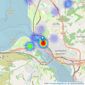 Coast & Marina Properties - Deganwy listings heatmap