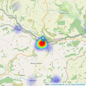 Cobb Amos - Knighton listings heatmap