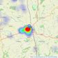 Cobb Amos - Leominster listings heatmap