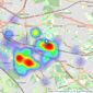 Cockburn Estate Agents - New Eltham listings heatmap