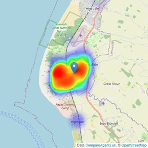 Colette Gunter - Formby listings heatmap