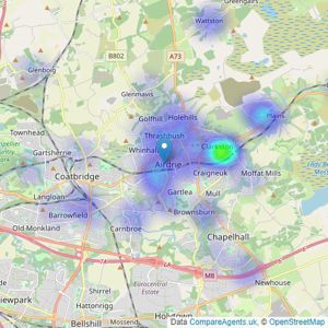 Colin Tomney Estate Agency Ltd - Airdrie listings heatmap