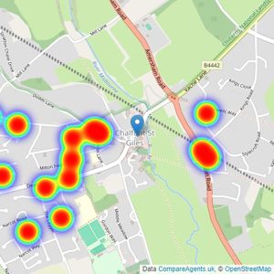 Colman & Co - Chalfont St Giles listings heatmap