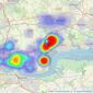 Colubrid - Stanford-Le-Hope listings heatmap