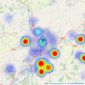 Compass Elevation - Bedford listings heatmap