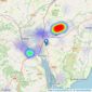 Complete - Exeter listings heatmap