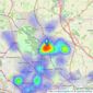 Connells - B'ham North - Sutton Coldfield listings heatmap