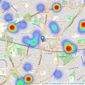 Connells - Crawley listings heatmap