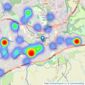 Connells - Halesowen listings heatmap