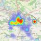 Connells - Maidstone listings heatmap