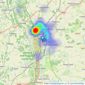 Connells - Malvern listings heatmap