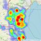 Connells - Paignton listings heatmap