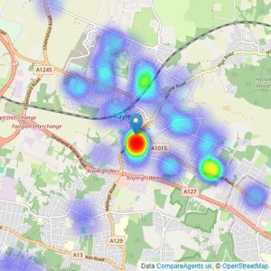 Connells - Rayleigh listings heatmap