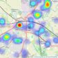 Connells - Rugby listings heatmap