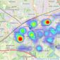 Connells - Swindon Old Town listings heatmap