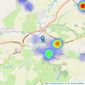 Connells - Thame listings heatmap