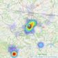 Connells - Tunbridge Wells listings heatmap