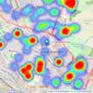 Connells - West Bromwich listings heatmap