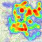 Connells - Wolverhampton listings heatmap