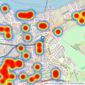 Conran Estates - Greenwich listings heatmap