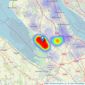 Constables - Neston listings heatmap