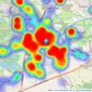 Cooke & Company - Leigh listings heatmap