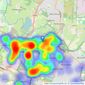 Corbin & Co - Bournemouth listings heatmap