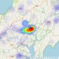 Cornish Bricks - Truro listings heatmap