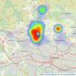 Corum - Bearsden listings heatmap