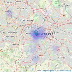 Cottons - Edgbaston listings heatmap